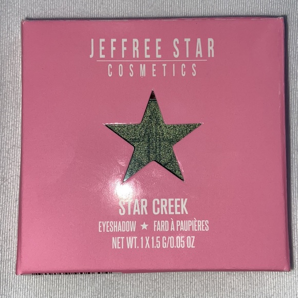 NEW! JEFFREE STAR Pressed Pigment Eye Shadow Single STAR CREEK Metallic Green - Picture 2 of 6